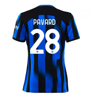 Lacne Ženy Futbalové dres Inter Milan Benjamin Pavard #28 2023-24 Krátky Rukáv - Domáci